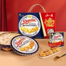 Danisa 皇冠 进口曲奇饼干礼盒800g+72g