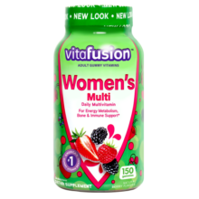 小熊糖（Vitafusion）女士复合维生素 维生素C多维矿物质营养包软糖 150粒/瓶美国进口送礼