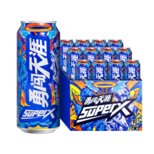 puls会员：雪花啤酒（Snowbeer） 勇闯天涯 superX 500ml*12听