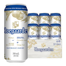 88VIP会员：Hoegaarden 福佳 白啤 310ml*6听装