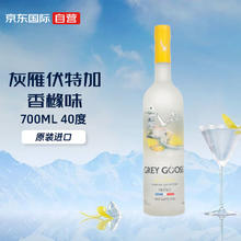 GREY GOOSE 灰雁 香橼味 伏特加 法国进口洋酒 40度 700ml