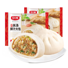 概率券、需首购、PLUS会员：合口味 大馅鲜肉包子 手工制作280g*2袋装