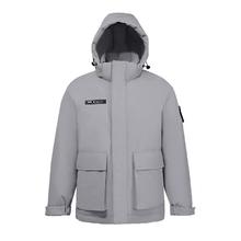 雪中飞 科技防护活力撞色工装羽绒服