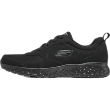 斯凯奇（Skechers）网面鞋男士休闲鞋轻便舒适运动健步鞋秋季款防滑 8790121 全黑色/BBK 41