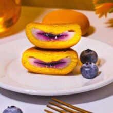 88VIP：拉瓦拉 爆浆小软面包蓝莓味270g*1箱