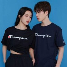 Champion 冠军 GT23H 草写Logo纯棉短袖T恤