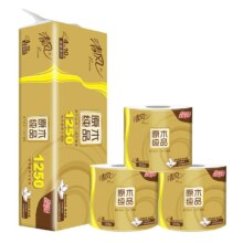 8月1日14点开始、限2000件、聚划算百亿补贴：清风金装卷纸4层125g*10卷 加厚家用卷筒纸