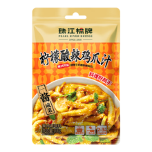 珠江桥牌 柠檬酸辣鸡爪汁100g  泡椒酸辣柠檬凤爪调料包