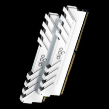 aigo 爱国者 32GB(16G×2)套装 DDR4 3200 台式机内存条 承影白色 C16