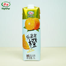 牵手 橙+苹果复合果汁饮料 1L*6盒 整箱装 过节好礼