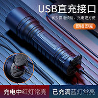 SUPFIRE 神火 手电筒小型便携S33可充电户外超亮小型手电迷你家用耐用头灯