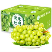 A级 特大果 阳光玫瑰葡萄 2.5斤装 单果10-16克 顺丰