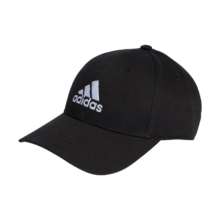 Plus会员、新加入店铺会员：adidas 休闲舒适运动遮阳棒球帽子 男女阿迪达斯官方II3513 黑色/白 OSFM