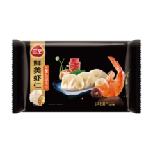 PLUS会员：三全 私厨水饺 鲜美虾仁水饺480g 30只*2件