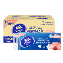 Vinda 维达 超韧系列 无芯卷纸 4层78g30卷 5件