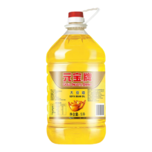 京东百亿补贴、plus会员立减:元宝 食用油 大豆油 5L