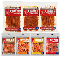 双娇 辣条辣片零食牛尾巴 102g*3包
