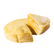 再降价、plus会员:熊治 榴莲千层蛋糕450g*1盒装＊4件