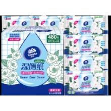 维达 湿厕纸私处清洁山茶花精华80片6包