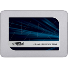 Crucial英睿达 美光4TB SSD固态硬盘 SATA3.0接口 3D NAND独立缓存 读速560MB/s MX500系列 原镁光颗粒