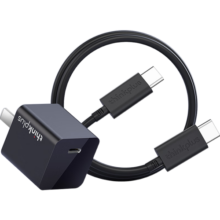 ThinkPlus联想30W氮化镓苹果充电器iPhone15快充套装兼容PD20W/27W手机ipad平板USB/Type-C数据线快充头 黑