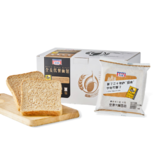 曼可顿 全麦代餐面包 510g  拍2件