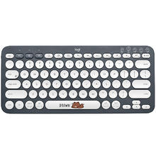 限移动端、京东百亿补贴：logitech 罗技 K380 79键 蓝牙无线薄膜键盘 布朗熊 无光