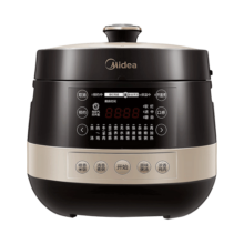 Plus会员、首购：Midea 美的 MY-YL50E310 电压力锅 4.8L 高压锅一键排气双内胆球釜电饭煲
