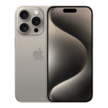 plus会员：Apple iPhone 15 Pro (A3104) 128GB 原色钛金属