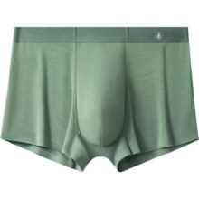 松山棉店蚕柔莫代尔男士内裤抗菌男生短裤青少年纯棉大码平角裤衩