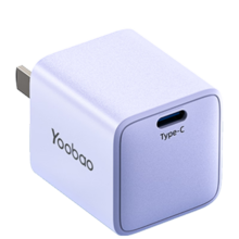 羽博氮化镓苹果充电器头20W/27W/33W快充头适用苹果iphone15/14/13promax小米华为充电器平板充电通用 【单口氮化镓快充头】紫色