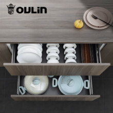 12日：OULIN 欧琳 纳米易清洁黑钻拉篮 600柜