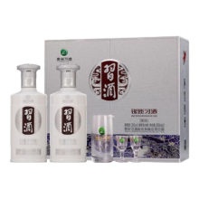 XIJIU 习酒 银质 酱香型白酒 53度 500mL 2瓶 礼盒装