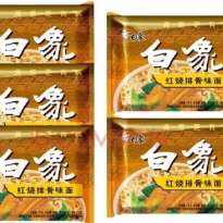 plus会员:白象方便面 红烧排骨面*5袋 实惠装