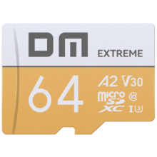 0点：DM大迈 64GB TF（MicroSD）存储卡 金卡 A2 V30