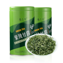 春上早 蒙顶山甘露 2024新茶四川特级 高端明前春茶 嫩芽绿茶 叶罐装
