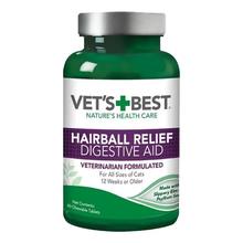 VET'S BEST 绿十字VET'S BEST猫草片猫咪化毛膏去毛球吐毛球专用60粒