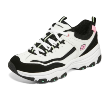 斯凯奇丨Skechers经典黑白熊猫鞋女士休闲厚底增高老爹鞋潮流百搭运动鞋