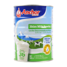 再降价、PLUS会员: Anchor 安佳高钙高蛋白脱脂奶粉 900g 罐装