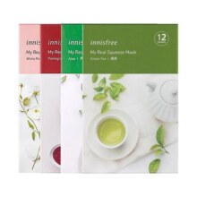 【自营】innisfree/悦诗风吟绿茶鲜萃面膜精华女36片补水保湿滋润