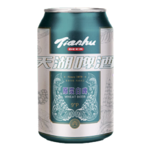 天湖啤酒 9度小麦原浆精酿白啤 330ml*6听