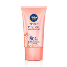 京东PLUS：NIVEA 妮维雅 三重抵御保湿面部防晒乳 SPF50+ 40ml