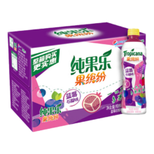 PLUS会员、需首购：百事可乐 纯果乐 蓝莓石榴味水果饮料 450ml*15瓶*2件