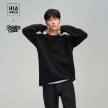 HLA 海澜之家 基础净色打底衫 HNZAW3U012A28