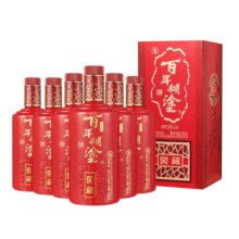 百年糊涂 窖藏 38度 浓香型白酒 节日送礼 婚庆酒贵州名酒 整箱 38度 500mL 6瓶