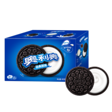 奥利奥（Oreo）夹心饼干经典原味582g 休闲零食 独立12小包 早餐下午茶