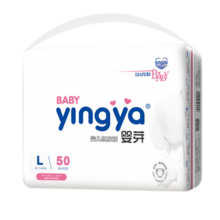需首购、plus会员:婴芽（YINGYA）纸尿裤L码2包100片【8-11.5kg】婴儿超薄干爽尿不湿男女宝宝通用