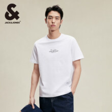 杰克·琼斯（JACK&JONES）舒适100%纯棉T恤