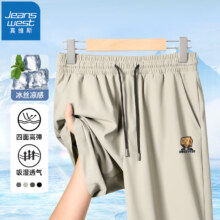 JEANSWEST 真维斯 男士冰丝短裤*2+短袖t恤*4