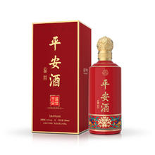 平坝窖酒 贵州平坝窖酒平安53度酱香型白酒粮食酒大曲坤沙500ml送礼